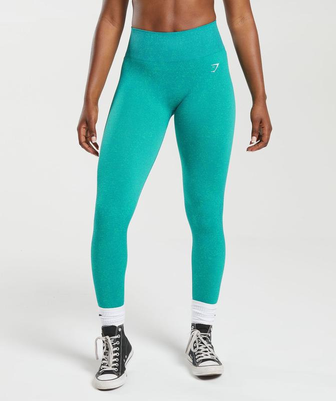 Gymshark Adapt Fleck Seamless Leggings Leggings Groen | 46CUBQPZN