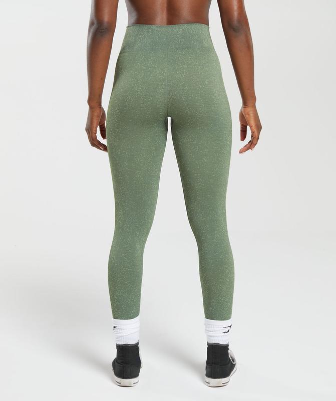 Gymshark Adapt Fleck Seamless Leggings Leggings Groen | 20HXDNKQV