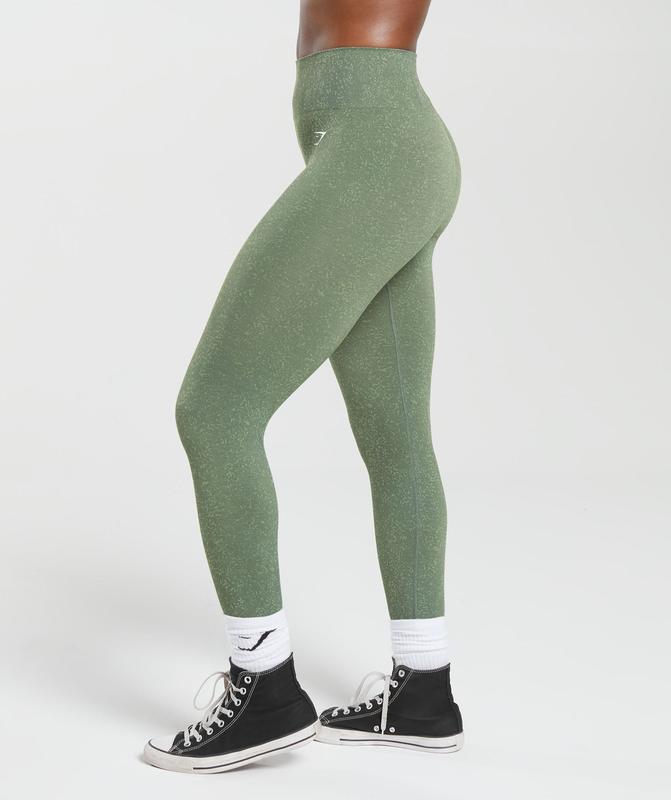 Gymshark Adapt Fleck Seamless Leggings Leggings Groen | 20HXDNKQV