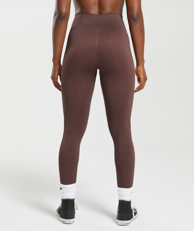 Gymshark Adapt Fleck Seamless Leggings Leggings Chocola Bruin | 82ECAHUNO