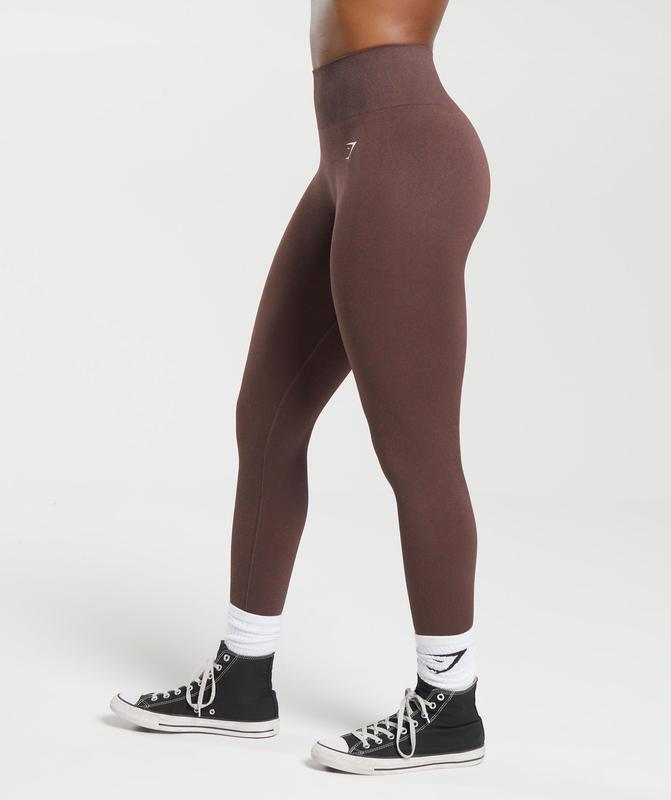 Gymshark Adapt Fleck Seamless Leggings Leggings Chocola Bruin | 82ECAHUNO