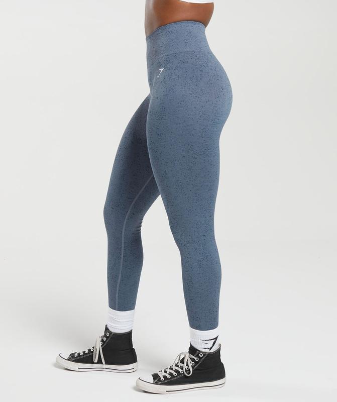 Gymshark Adapt Fleck Seamless Leggings Leggings Blauw | 41TEFDYUH