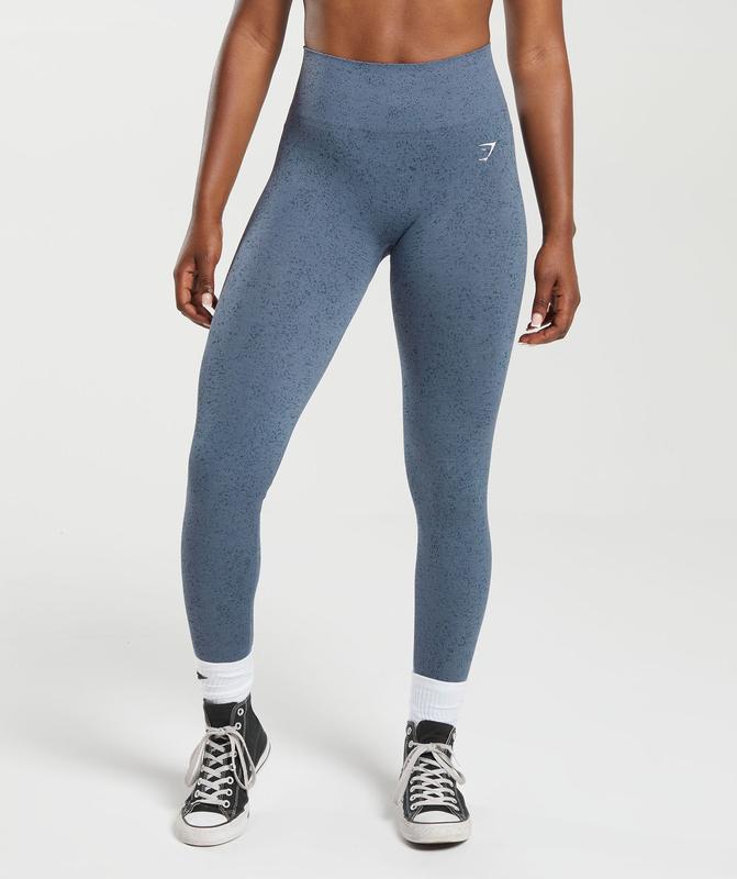 Gymshark Adapt Fleck Seamless Leggings Leggings Blauw | 41TEFDYUH