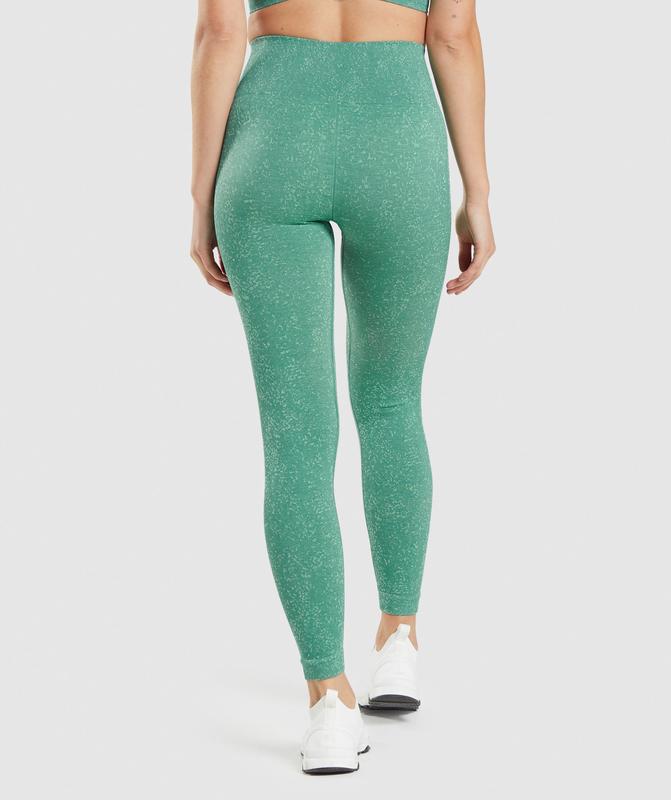 Gymshark Adapt Fleck Seamless Leggings Leggings Groen | 84CYOQFMX