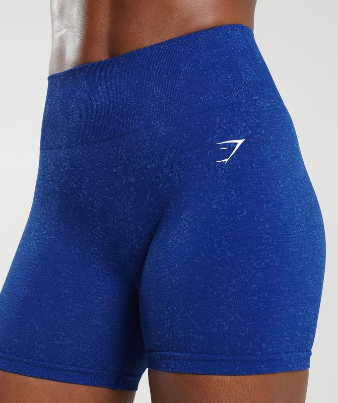 Gymshark Adapt Fleck Seamless Shorts Korte Broek Blauw | 40UJIKNMB