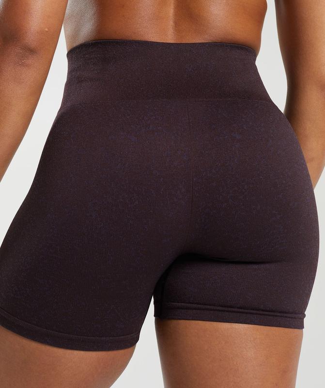 Gymshark Adapt Fleck Seamless Shorts Korte Broek Paars | 15AHBTLRV