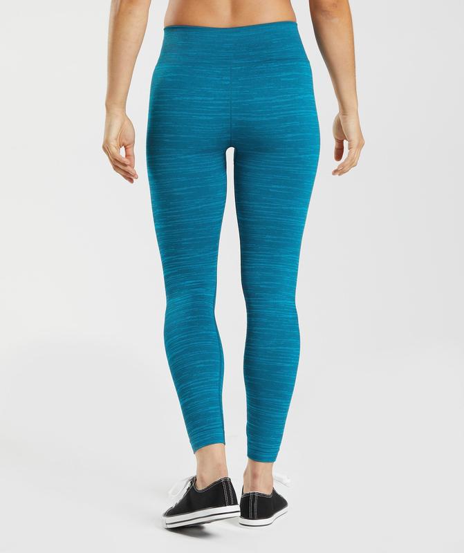 Gymshark Adapt Marl Seamless Leggings Leggings Blauw | 58UZAMFIP