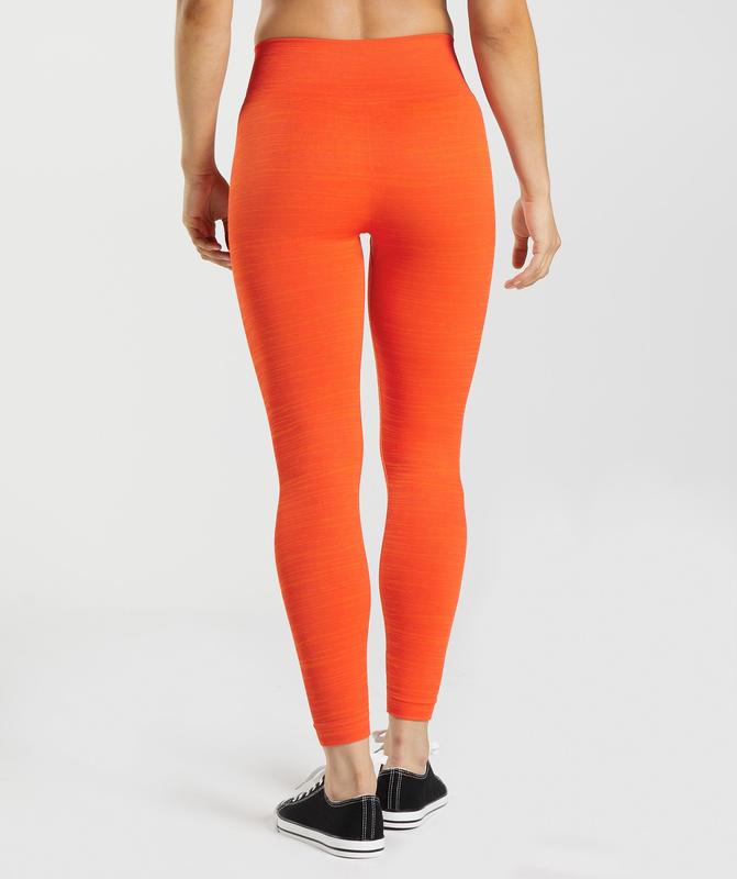 Gymshark Adapt Marl Seamless Leggings Leggings Oranje | 68HBUSLXF