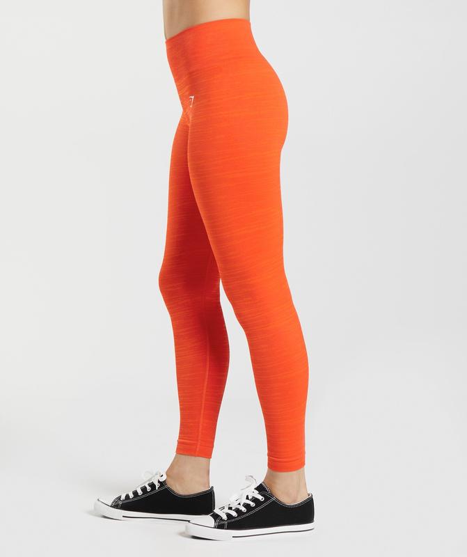 Gymshark Adapt Marl Seamless Leggings Leggings Oranje | 68HBUSLXF