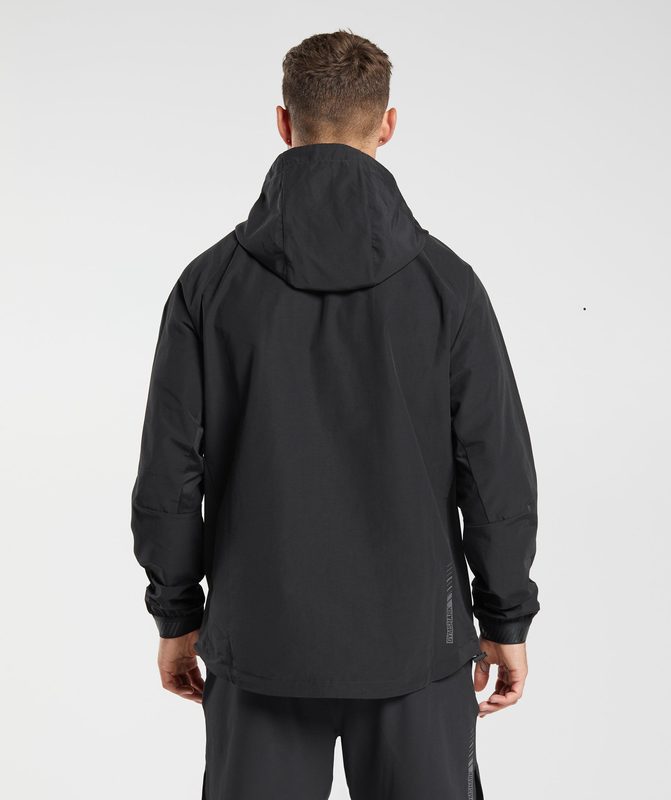 Gymshark Apex Jacket Jackets / Outerwear Zwart | 75YOJXPCR