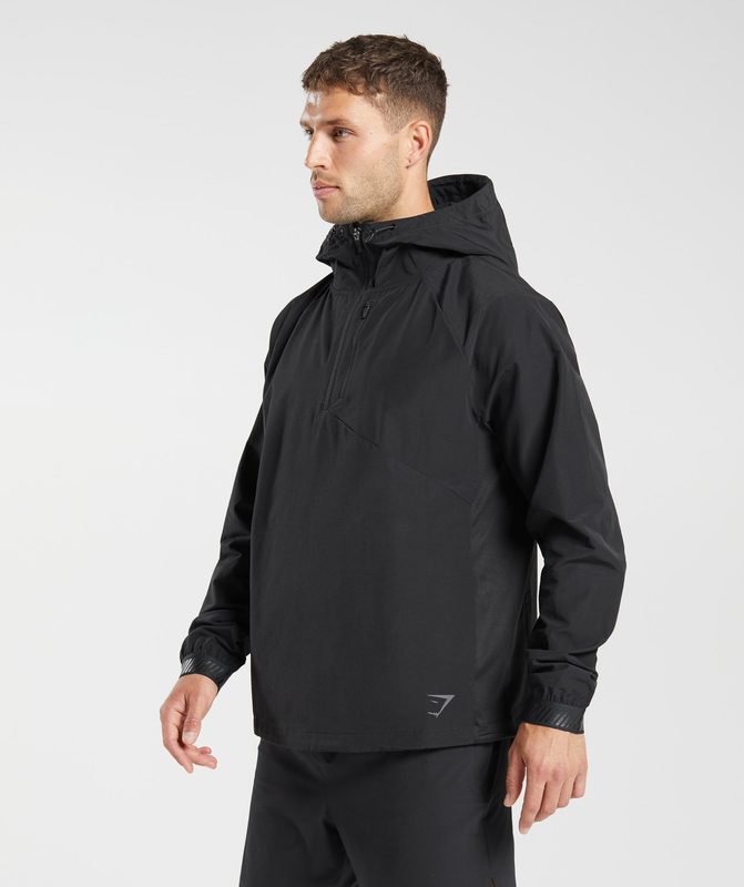 Gymshark Apex Jacket Jackets / Outerwear Zwart | 75YOJXPCR