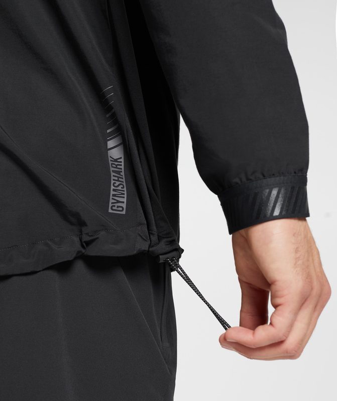 Gymshark Apex Jacket Jackets / Outerwear Zwart | 75YOJXPCR