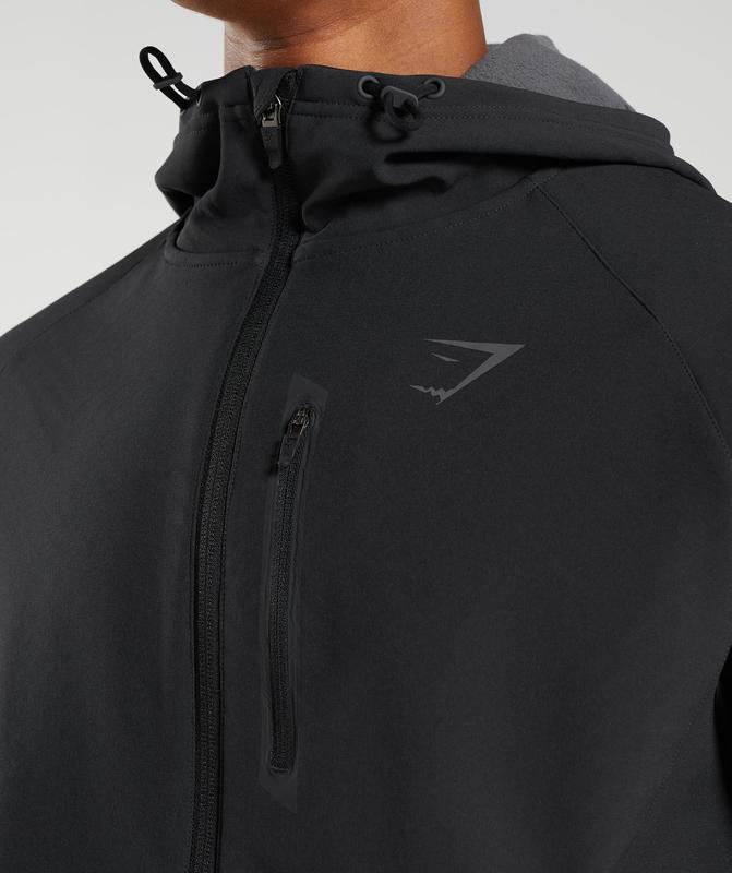 Gymshark Apex Jacket Jackets / Outerwear Zwart | 87AWYFMDR