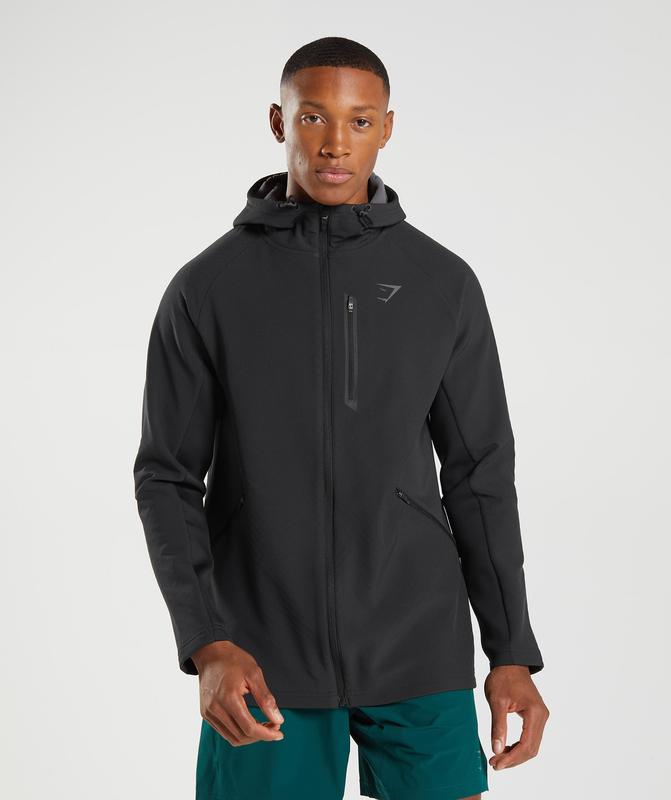 Gymshark Apex Jacket Jackets / Outerwear Zwart | 87AWYFMDR