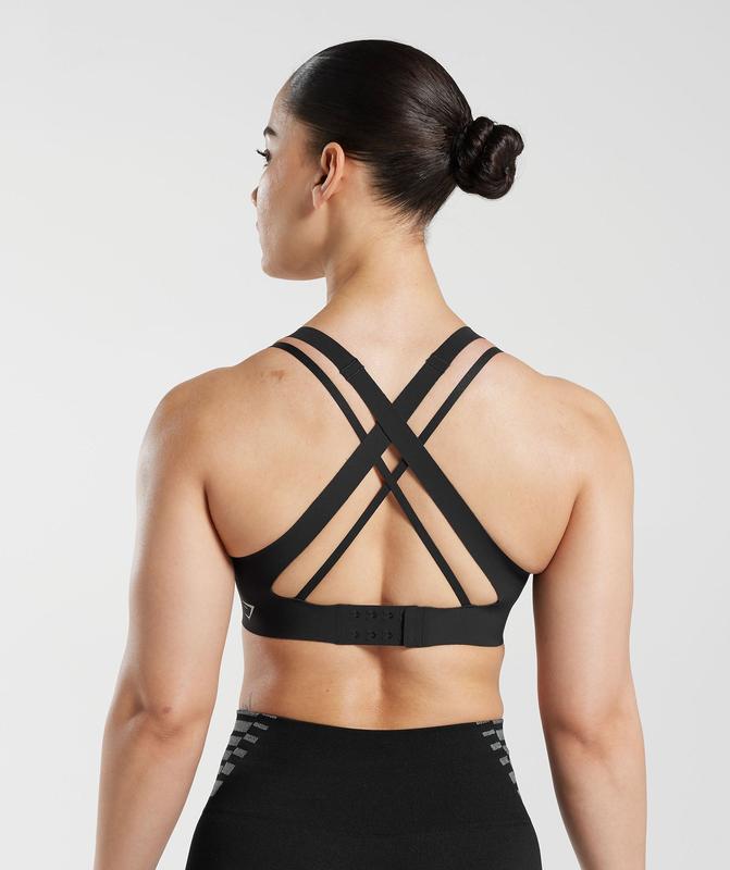 Gymshark Apex Limit Sports Bra Sports Bras Zwart | 29WZOEKMB