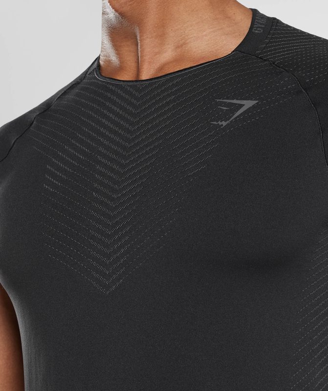 Gymshark Apex Seamless T-Shirt T-Shirts Grijs | 10RUWALCX