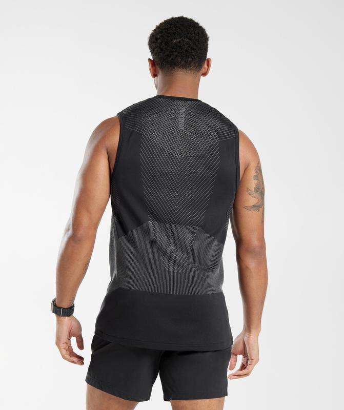 Gymshark Apex Seamless Tank Tanktop Grijs | 46NGOYVJA