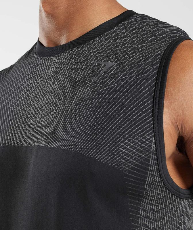 Gymshark Apex Seamless Tank Tanktop Grijs | 46NGOYVJA