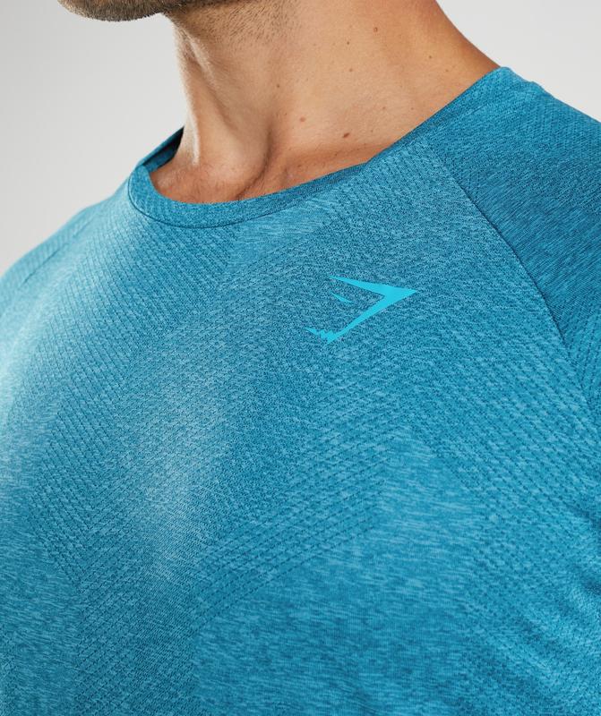 Gymshark Apex T-Shirt T-Shirts Blauw | 98XPURVEG