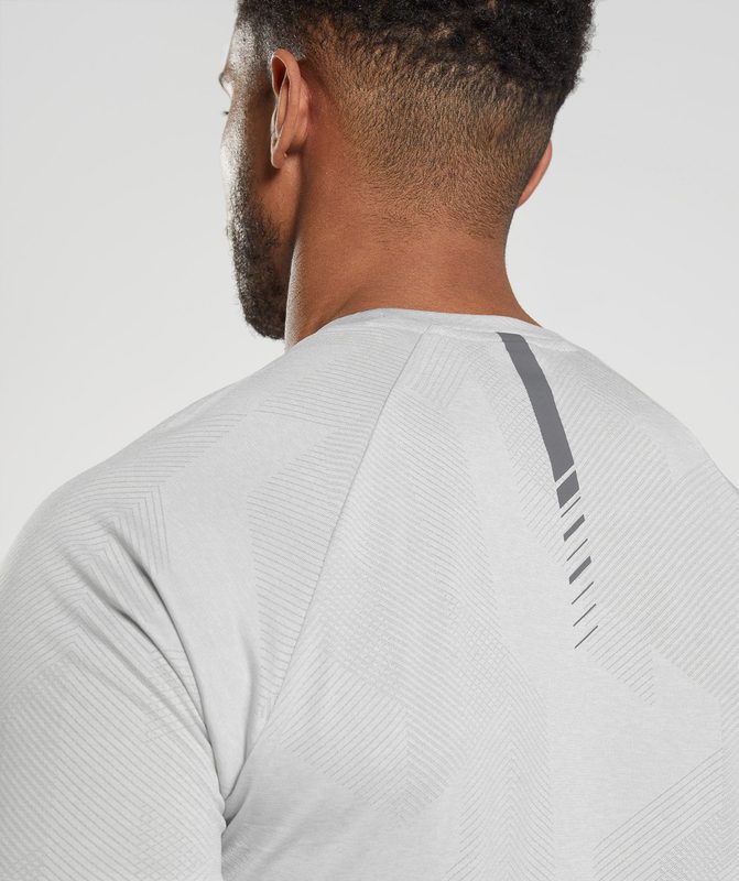 Gymshark Apex T-Shirt T-Shirts Lichtgrijs | 34AOTRIXM