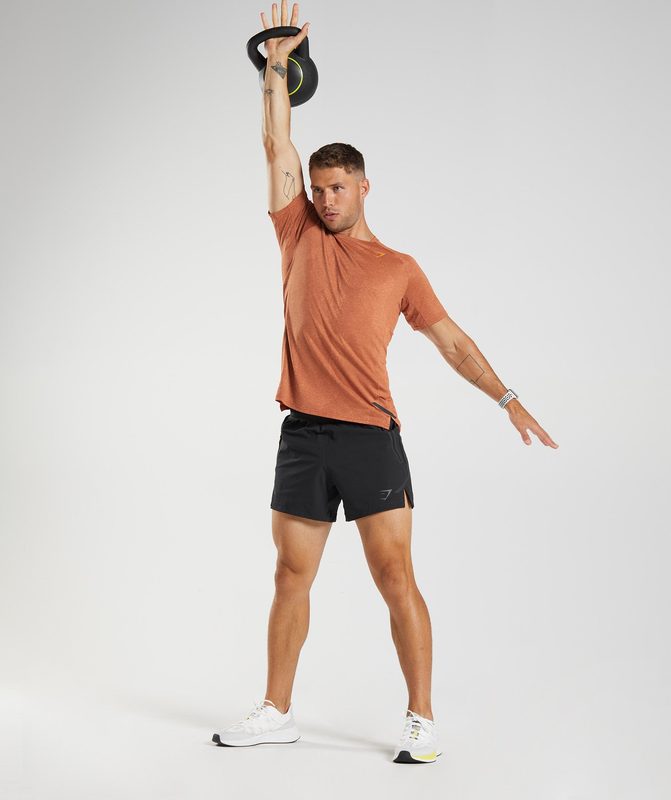 Gymshark Apex T-Shirt T-Shirts Oranje | 02DWSIBUV