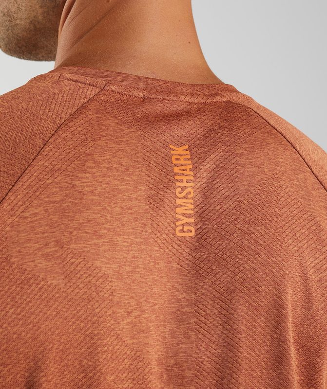 Gymshark Apex T-Shirt T-Shirts Oranje | 02DWSIBUV