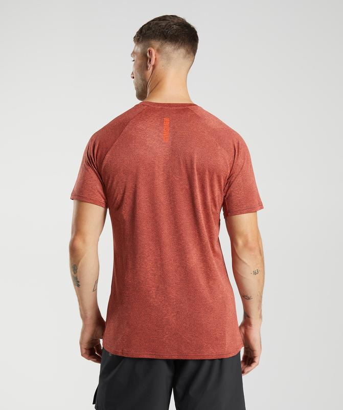 Gymshark Apex T-Shirt T-Shirts Rood | 06ROMXPDI