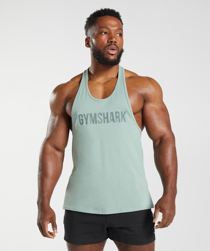 Gymshark Apollo Stringer Stringer Groen | 95UCZTOJH