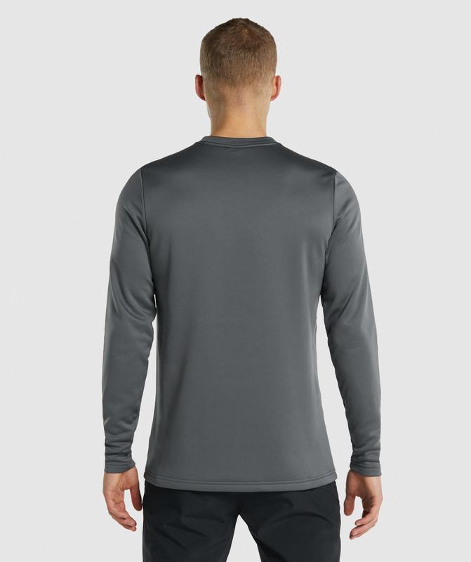 Gymshark Arrival Crew Sweatshirt Pullovers Charcoal | 09GWCAUNL