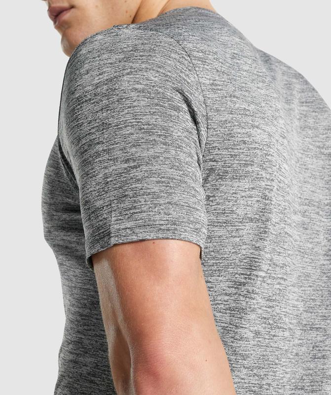 Gymshark Arrival Marl T-Shirt T-Shirts Charcoal Marl | 68VCIOAGQ