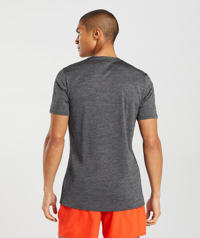 Gymshark Arrival Marl T-Shirt T-Shirts Grijs | 61ZPUEVTG