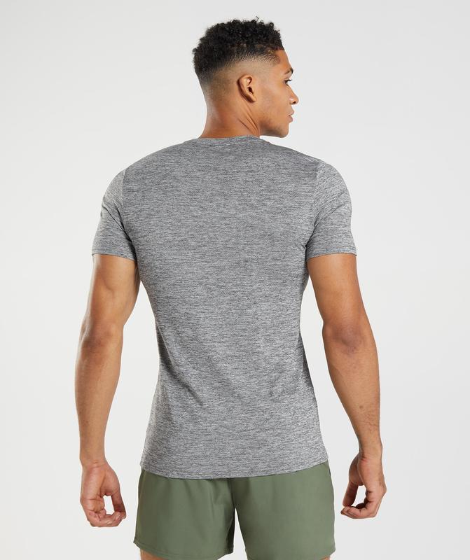 Gymshark Arrival Marl T-Shirt T-Shirts Grijs | 56FJPVLSX