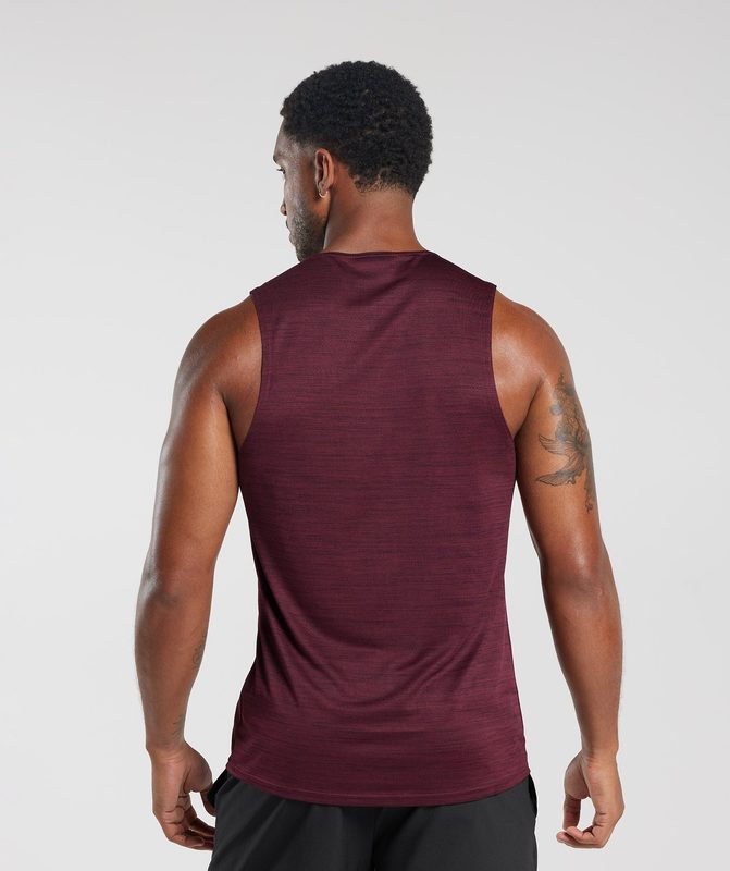 Gymshark Arrival Marl Tank Tanktop Bruin | 74MEIGOWQ