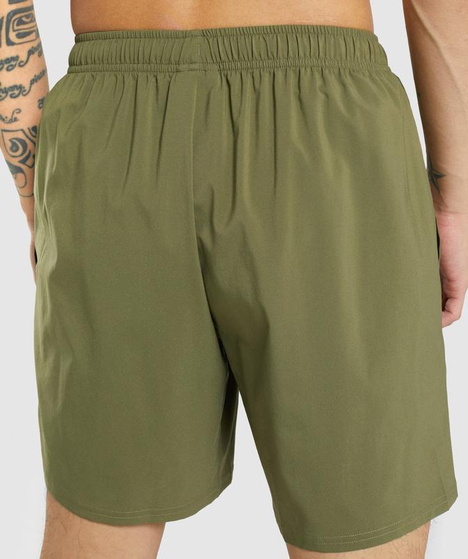 Gymshark Arrival Shorts Korte Broek Donkergroen | 41YWJHNZU