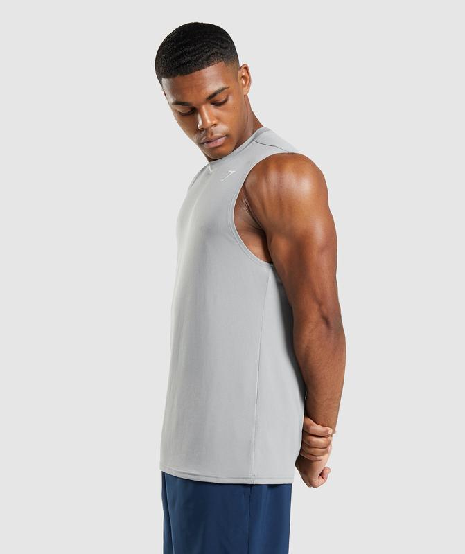 Gymshark Arrival Sleeveless T-Shirt Tanktop Grijs | 18MXJOEHL