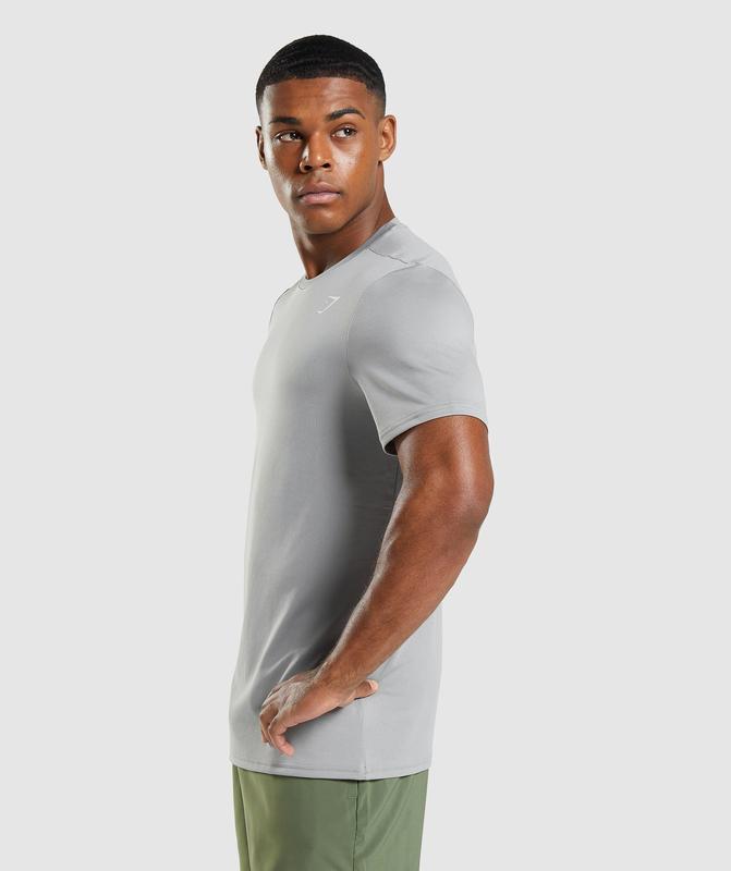 Gymshark Arrival T-Shirt T-Shirts Grijs | 38TZRCGHB