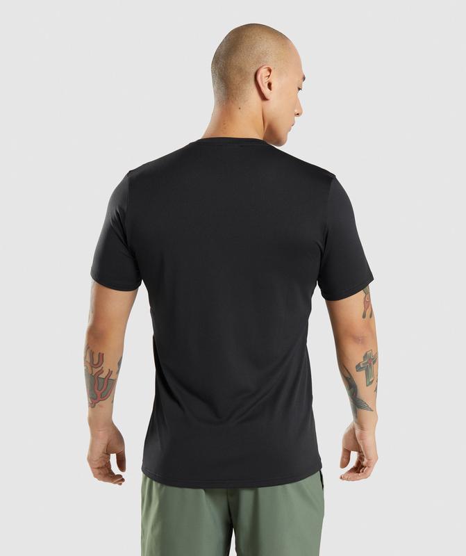 Gymshark Arrival T-Shirt T-Shirts Zwart | 42VNUXEPJ