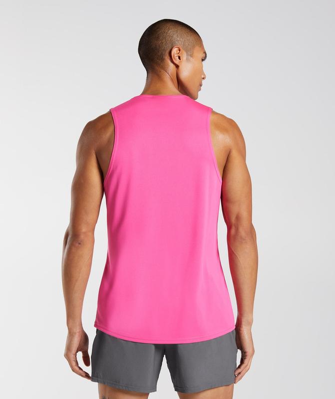 Gymshark Arrival Tank Tanktop Fuchsie | 20XSRFTZP