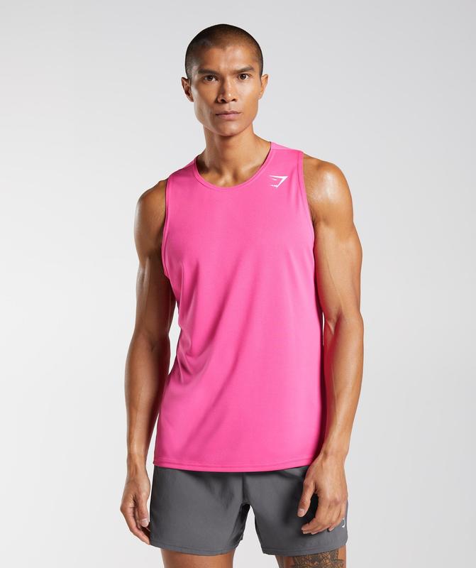 Gymshark Arrival Tank Tanktop Fuchsie | 20XSRFTZP