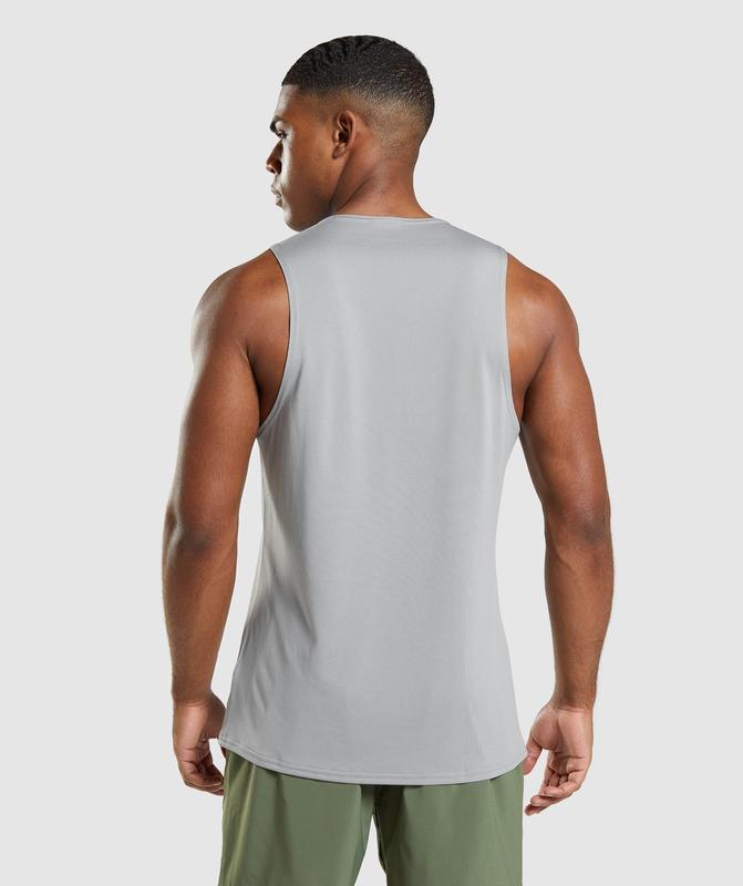 Gymshark Arrival Tank Tanktop Grijs | 96RPAJOIL