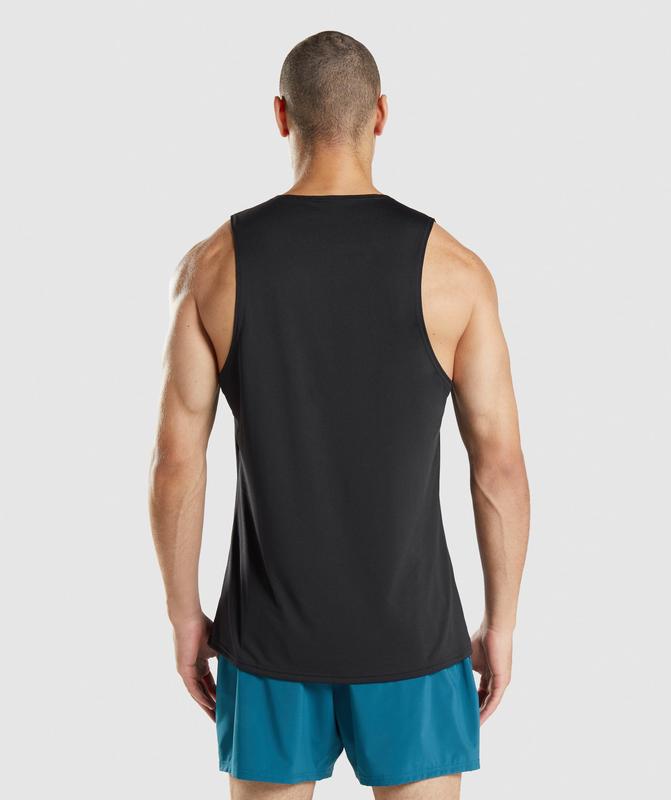 Gymshark Arrival Tank Tanktop Zwart | 24VLXOIUS