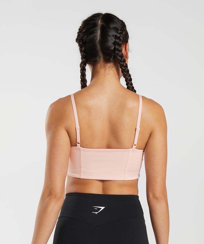 Gymshark Bandeau Sports Bra Sports Bras Roze | 95LAKSECQ