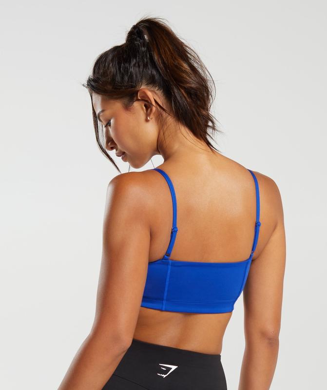 Gymshark Bandeau Sports Bra Sports Bras Blauw | 17UOYTFVH