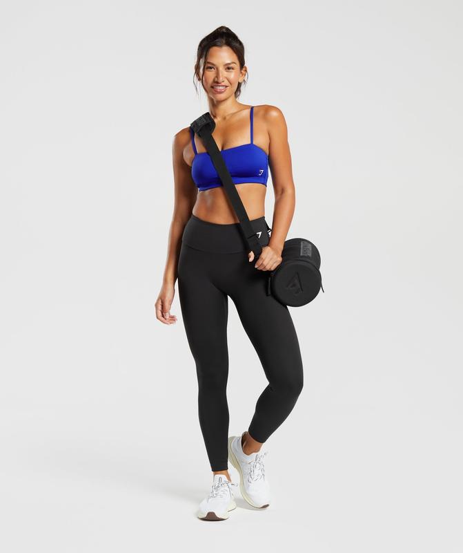 Gymshark Bandeau Sports Bra Sports Bras Blauw | 17UOYTFVH