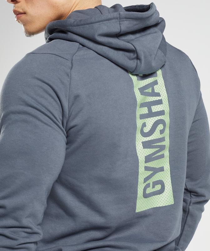 Gymshark Bold Hoodie Hoodies Blauw | 79MSAPNYG