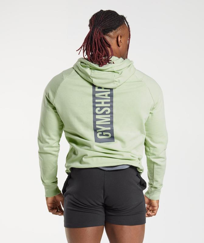 Gymshark Bold Hoodie Hoodies Groen | 15QZXAVJH