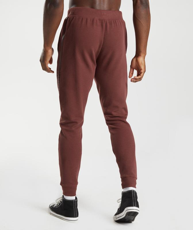 Gymshark Bold React Joggers Joggingbroek Bruin | 47EFWPQNJ