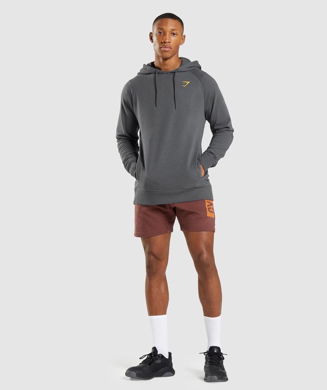 Gymshark Bold Shorts Korte Broek Bruin | 75HJFDIAQ