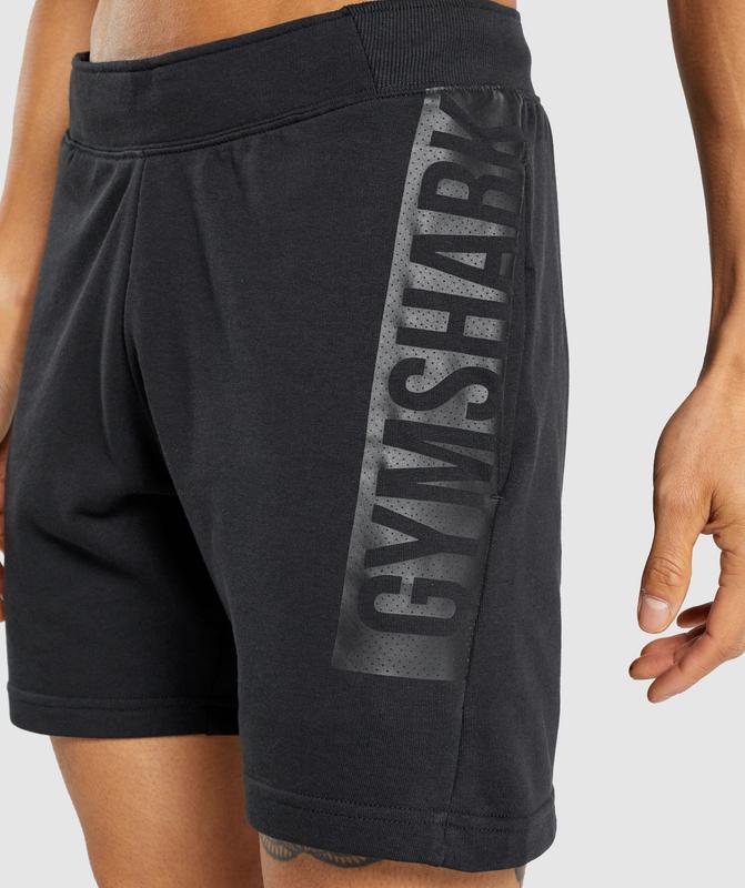 Gymshark Bold Shorts Korte Broek Zwart | 38LKJSUVT