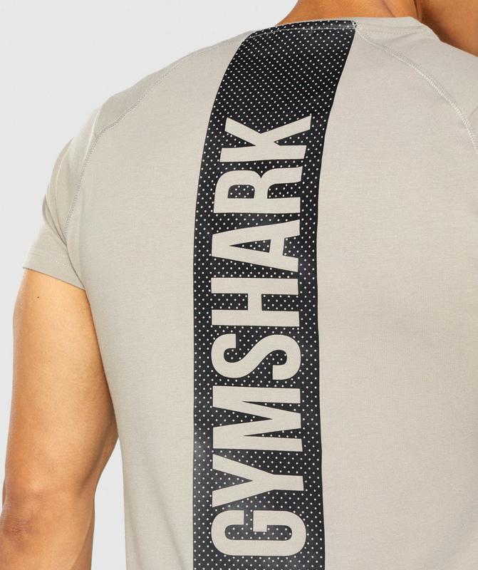 Gymshark Bold T-Shirt T-Shirts Grijs | 04ABNEMIC